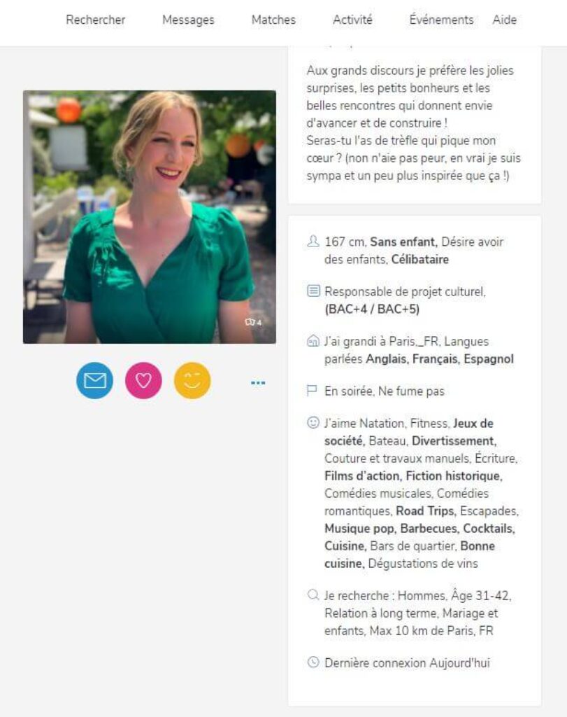 attractive world profil femme